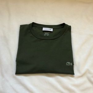 Lacoste dark green tee